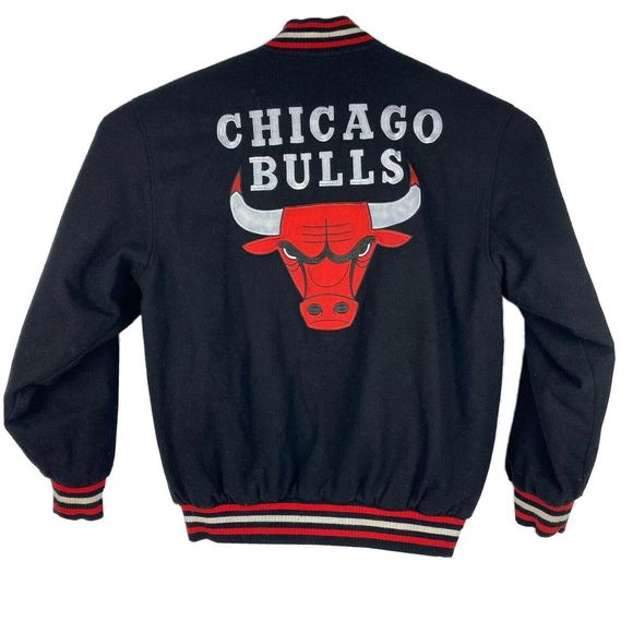 Vtg 9s Chicago Bulls Reversible Varsity 